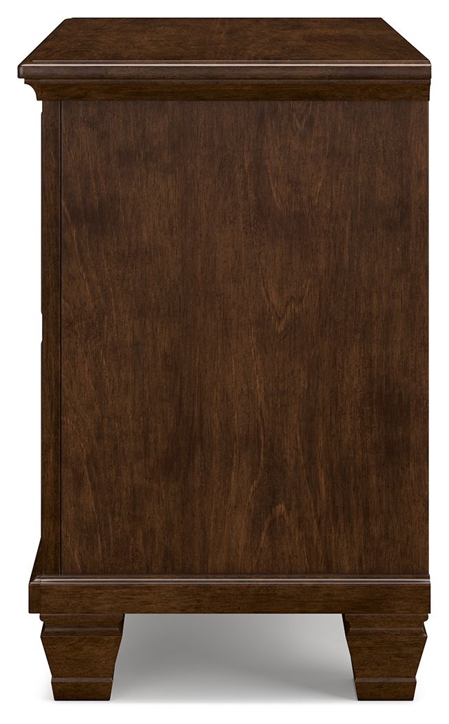 Danabrin - Brown - Two Drawer Nightstand by Signature Design by Ashley® | Bel Furniture