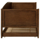 Bozeman - Wood Twin Daybed With Trundle - Medium Walnut by Coaster Fine Furniture | Bel Furniture