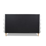 Stockholm - Modern Wavy Headboard Platform Bed by Jennifer Taylor Home | Bel Furniture