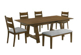 Everly - Dining Table - Brown