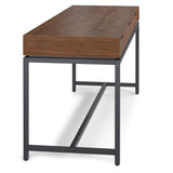 Banting - Mid Century Handcrafted Wide Desk by Simpli-Home | Bel Furniture