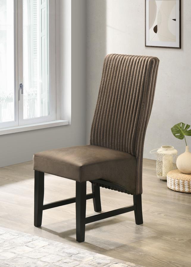 Barrand - Upholstered Dining Side Chair (Set of 2) by Coaster Fine Furniture | Bel Furniture
