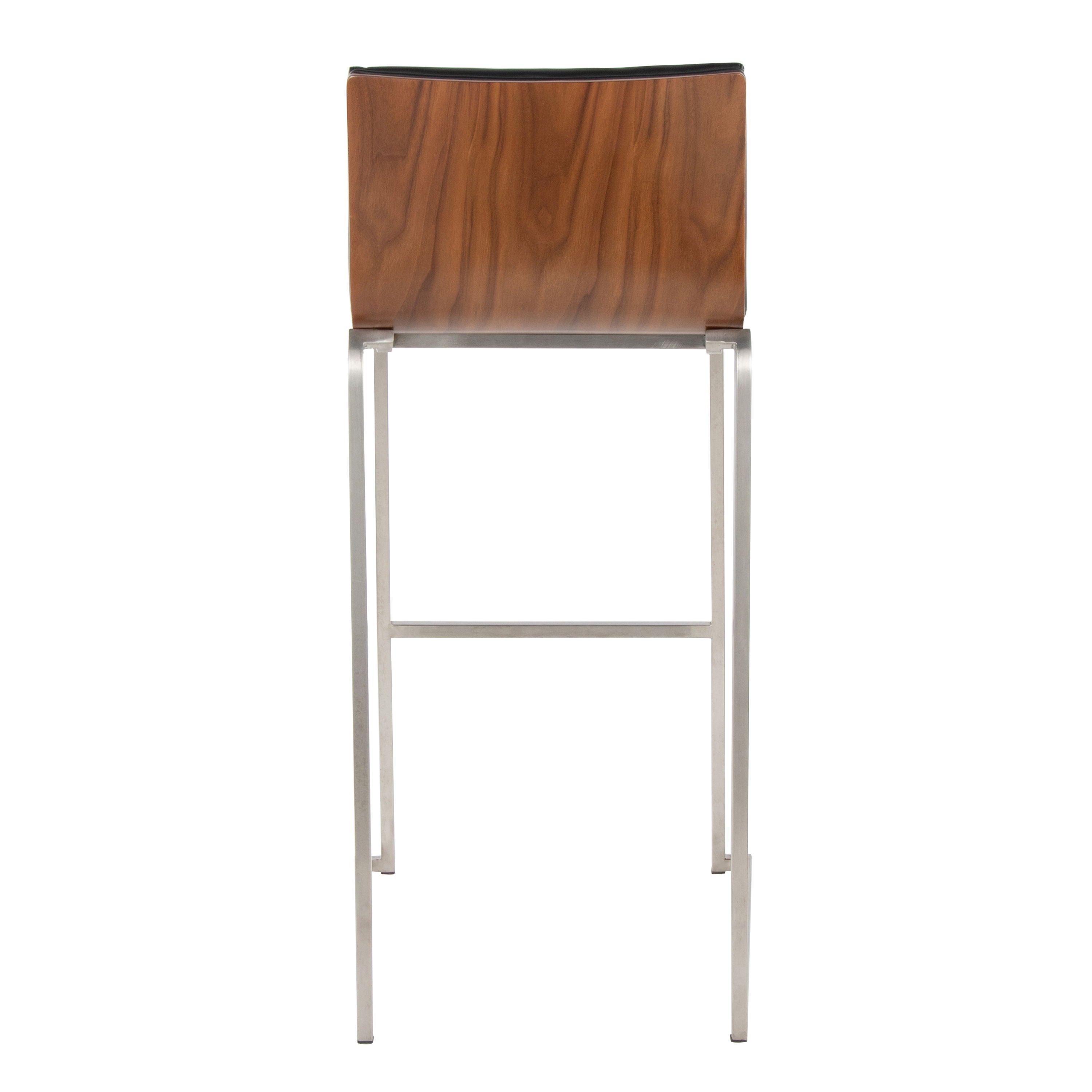 Mason Mara - Contemporary Fixed Height Barstool (Set of 2)