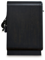 Rowanbeck - Black - One Drawer Night Stand by Signature Design by Ashley® | Bel Furniture
