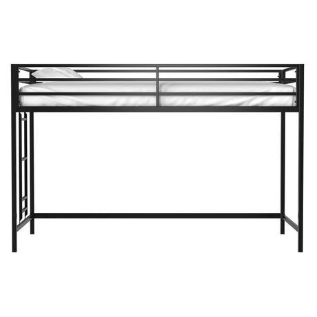 Adam - Junior Twin Loft Bunk - Black by House & Home Furniture | Bel Furniture