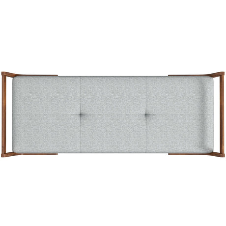 Cora - Mid-Century Modern Gray Bench - Gray by Ashcroft Furniture | Bel Furniture