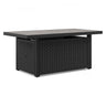 Beachcroft - Rectangular Fire Pit Table Black by Signature Design by Ashley® | Bel Furniture