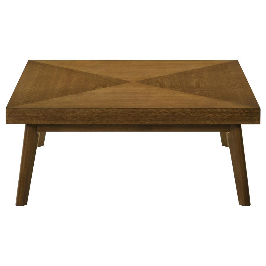 Westerly - Square Wood Coffee Table - Walnut Brown by Coaster Fine Furniture | Bel Furniture