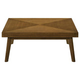 Westerly - Square Wood Coffee Table - Walnut Brown by Coaster Fine Furniture | Bel Furniture