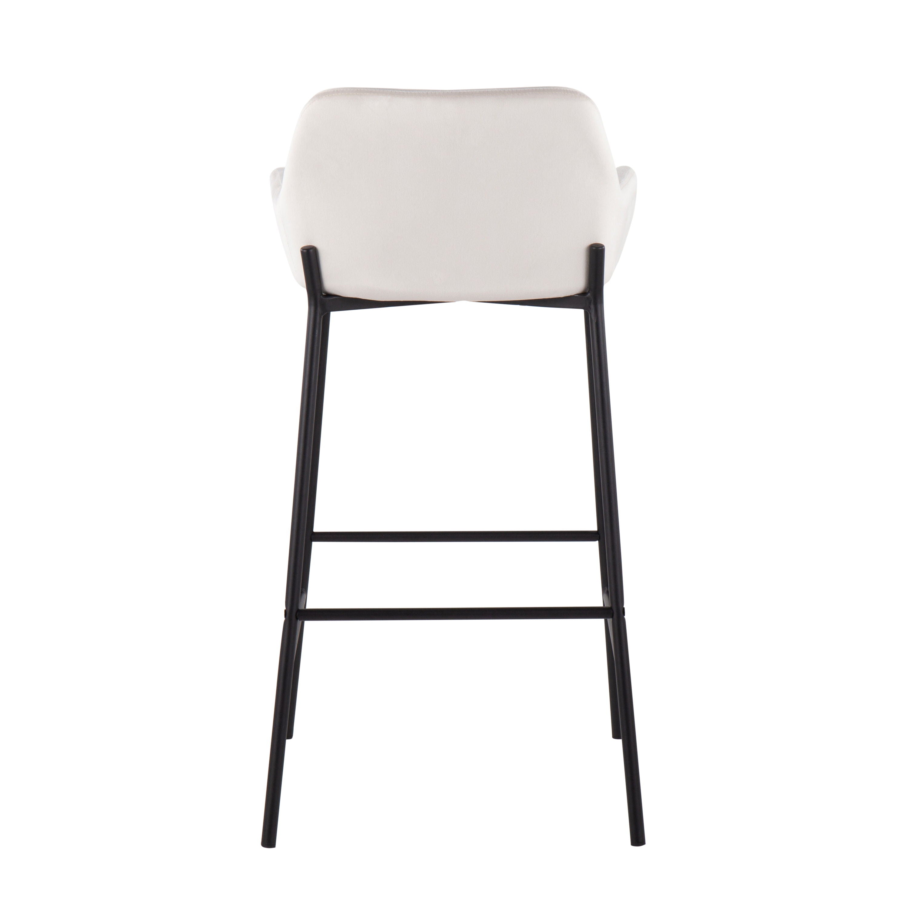 Daniella - Industrial Fixed Height Bar Stool (Set of 2)