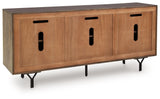 Lavinmont - Accent Cabinet - Multi Brown