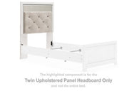 Altyra - Upholstered Panel Headboard White by Signature Design by Ashley® | Bel Furniture