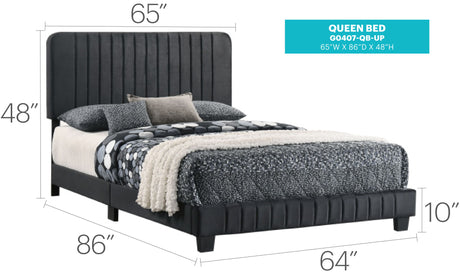 Channel Tufted Bed - view 66