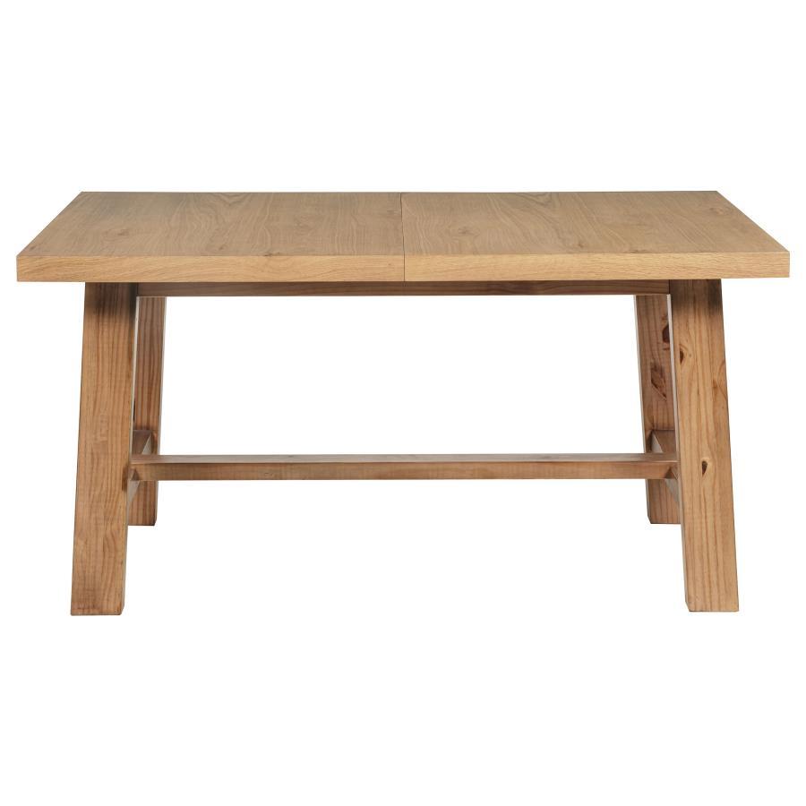 Middleton - Extension Leaf Dining Table - Natural Brown by Coaster Fine Furniture | Bel Furniture