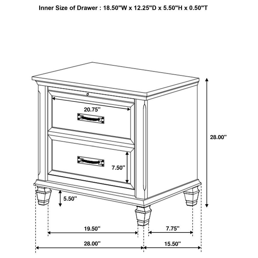 Franco - Storage Bedroom Set