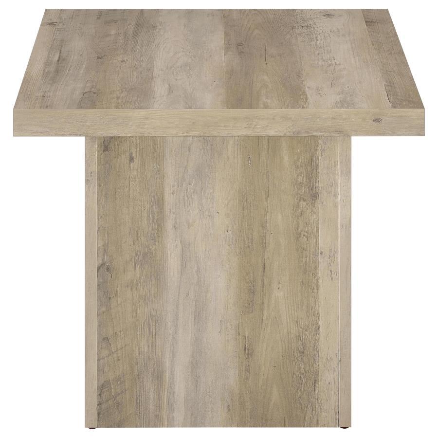 Devar - Square Coffee End Table Set - Distressed Pine