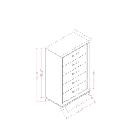 Star - Chest - White - view 6