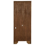 Hartshill - 5-Shelf Bookcase - Burnished Oak by CoasterElevations | Bel Furniture