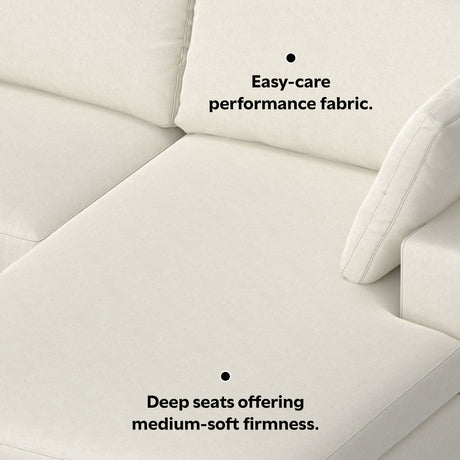 Charlie - Upholstered Deep Seater Sectional Sofa - view 23