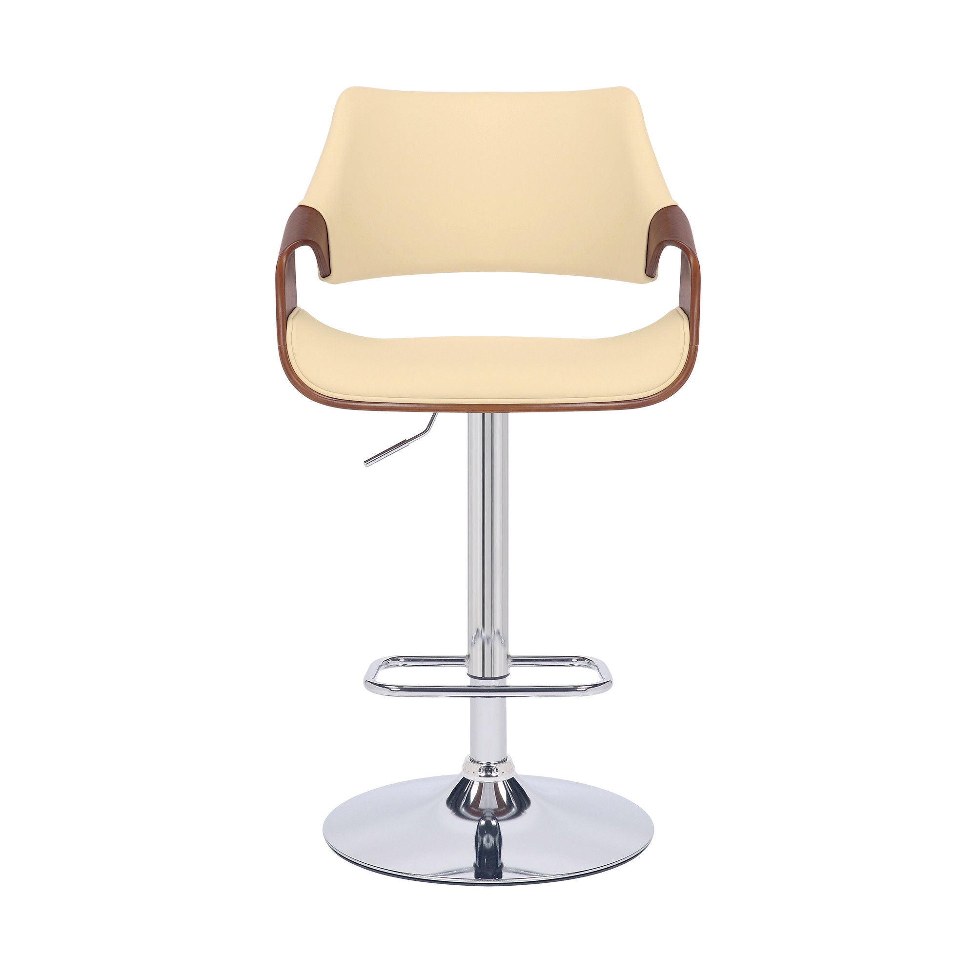 45" Swivel Adjustable Height Bar Chair - Cream