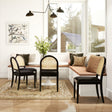 Panama - Curved Cane Side Dining Chair (Set of 2) by Jennifer Taylor Home | Bel Furniture