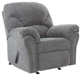Allmaxx - Pewter - Rocker Recliner by Benchcraft® | Bel Furniture