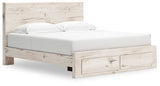 Lawroy - Panel Bed With Storage by Signature Design by Ashley® | Bel Furniture