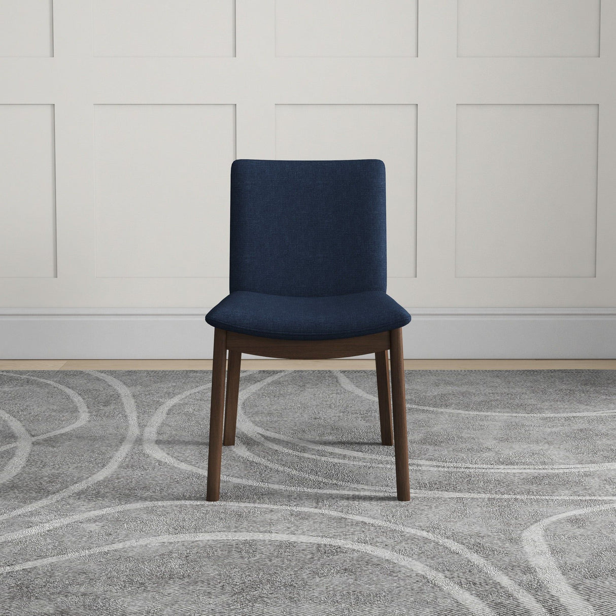 Laura - Mid-Century Modern Solid Wood Dining Chair (Set of 2)
