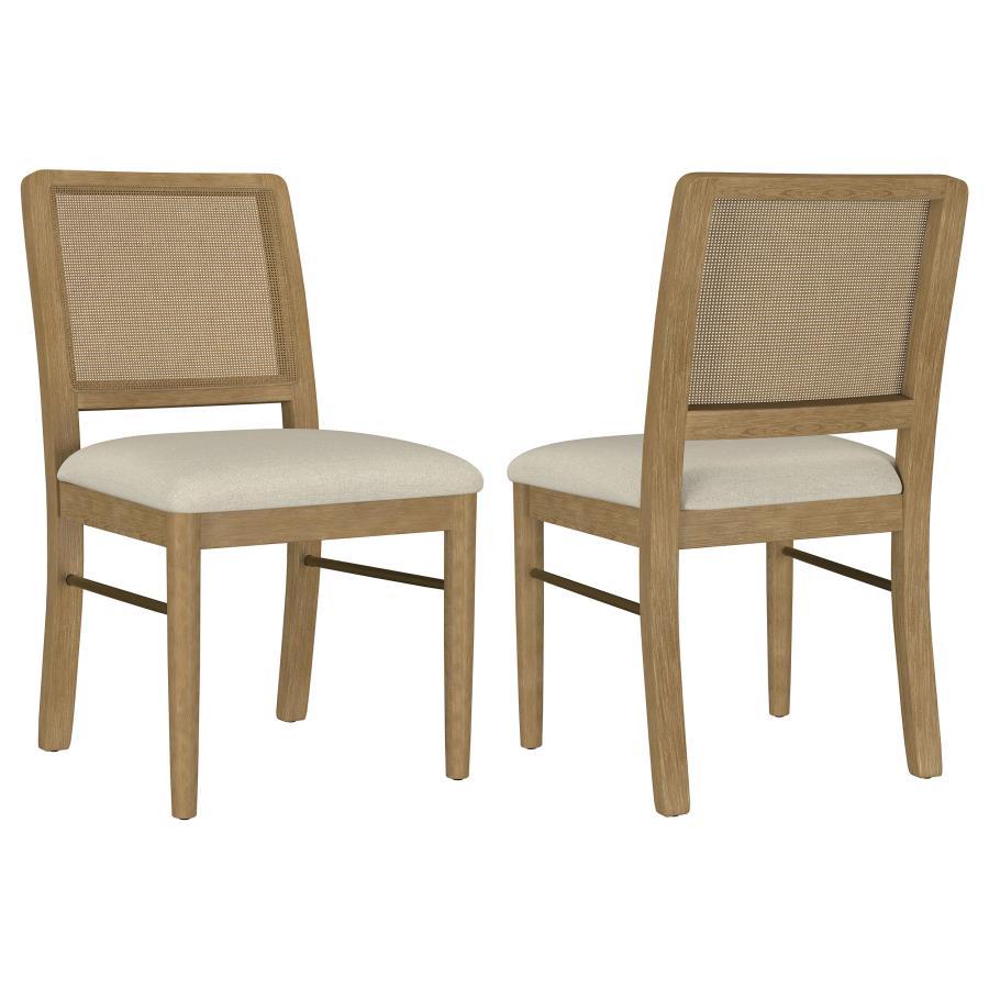 Arini - Rattan Cane Dining Side Chair (Set of 2) Light Brown by Coaster Fine Furniture | Bel Furniture