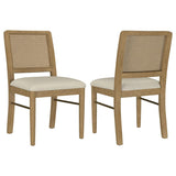Arini - Rattan Cane Dining Side Chair (Set of 2) Light Brown by Coaster Fine Furniture | Bel Furniture