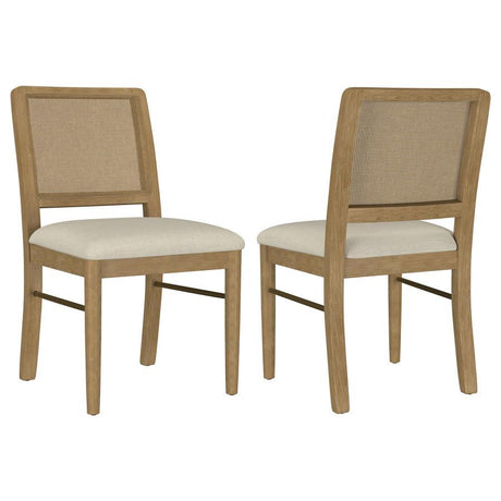 Arini - Rattan Cane Dining Side Chair (Set of 2) Light Brown by Coaster Fine Furniture | Bel Furniture