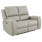 Brickston - Triple Power Reclining Loveseat