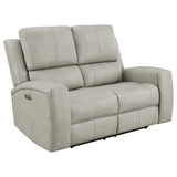 Brickston - Triple Power Reclining Loveseat