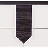 Vios - Zebra High Gloss Dresser - White