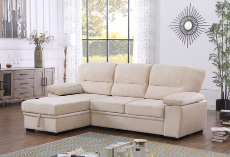 Kipling - Reversible Sleeper Sectional Sofa Chaise by Lilola Home | Bel Furniture