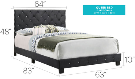 Luxurious Upholstered Bed - view 102