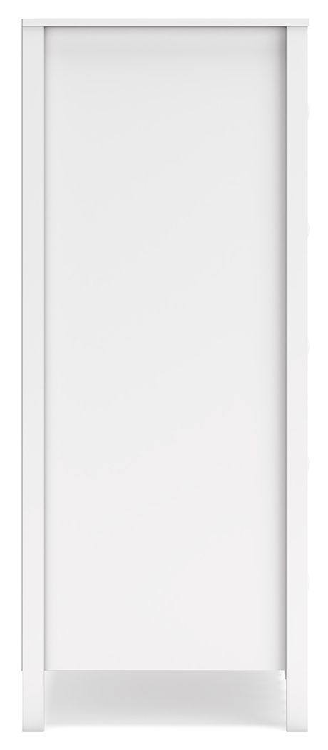 Hallityn - White - Five Drawer Chest by Signature Design by Ashley® | Bel Furniture