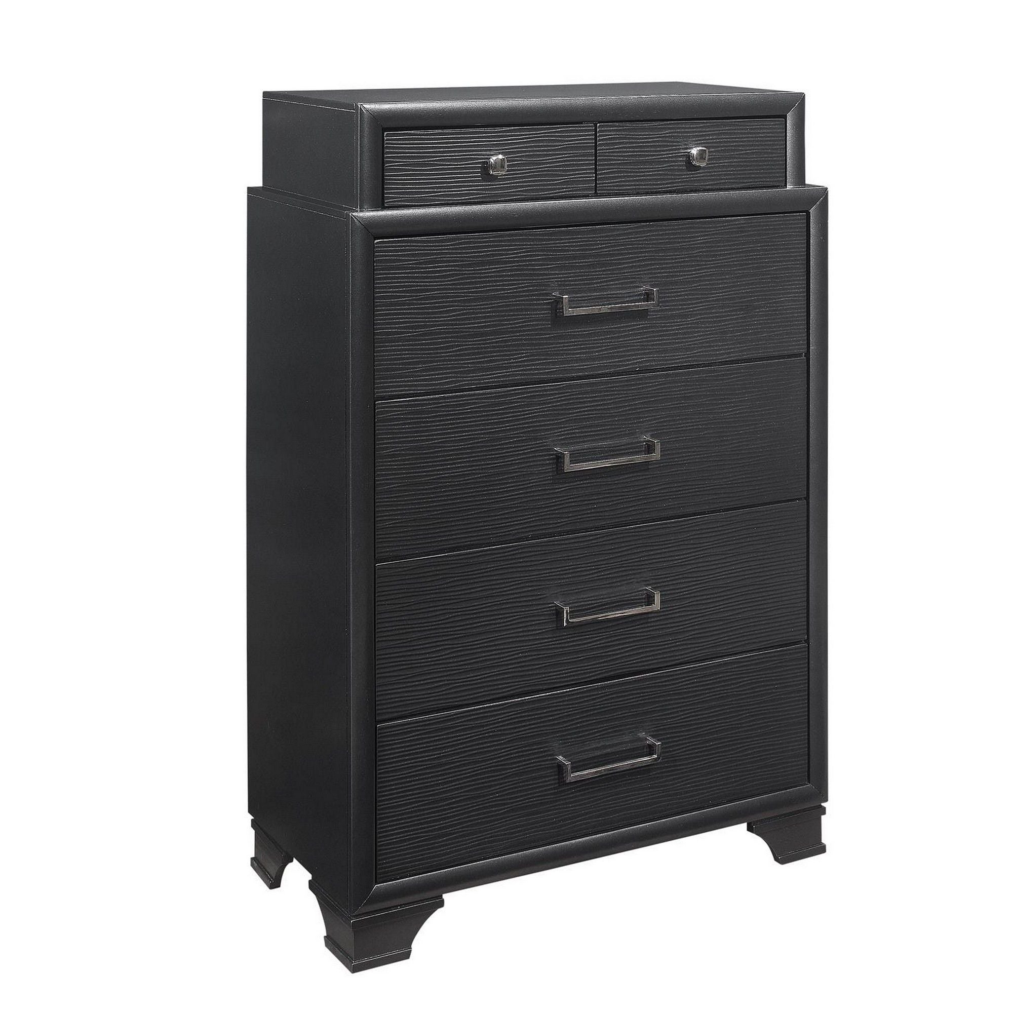 Chest With 6 Drawers - Gray