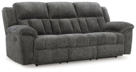 Frohn - Reclining Sofa Dark Gray by Signature Design by Ashley® | Bel Furniture