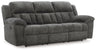 Frohn - Reclining Sofa Dark Gray by Signature Design by Ashley® | Bel Furniture