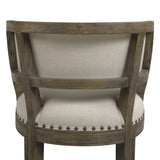 Paris - Farmhouse Counter Height Bar Stool With Backrest by Jennifer Taylor Home | Bel Furniture