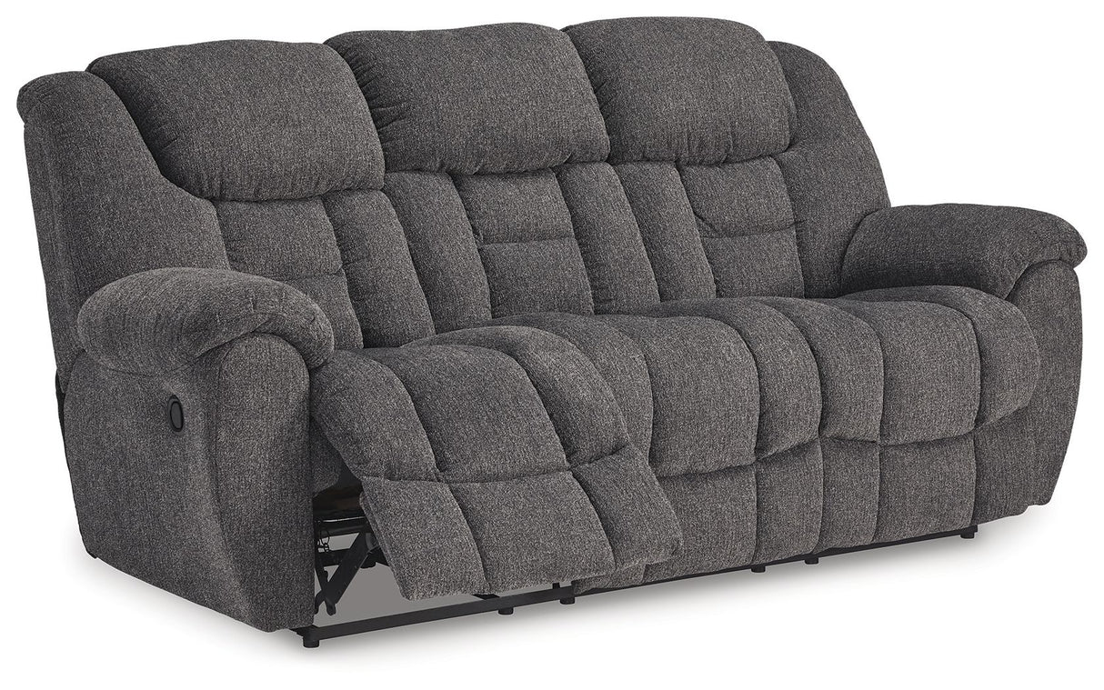 Foreside - Charcoal - Reclining Sofa by Signature Design by Ashley® | Bel Furniture