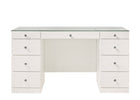 Avery - Vanity Desk With Glass Top