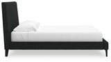 Cadmori - Upholstered Bed With Roll Slats