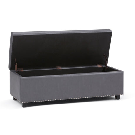 Hamilton - Upholstered Storage Ottoman - view 51