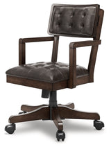 Breckington - Dark Brown - Home Office Desk Chair by Signature Design by Ashley® | Bel Furniture