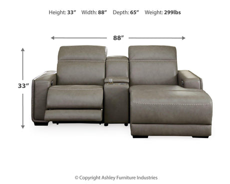 Correze - Power Reclining Sectional - view 24