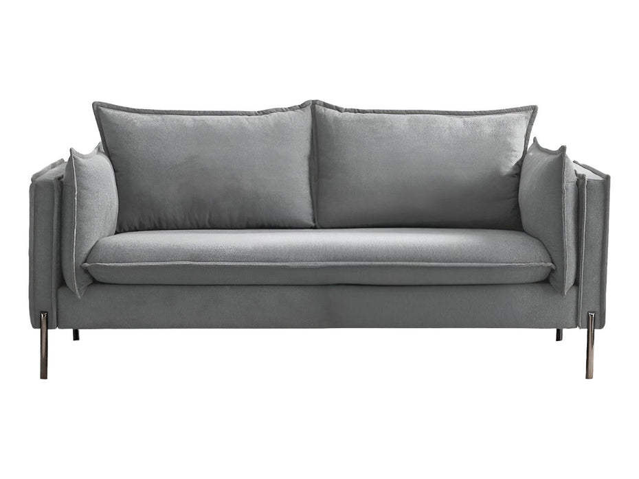 Black Legs Sofa - Gray