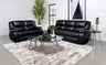 Camila - Upholstered Reclining Sofa Set Black 2 Pc. Sofa, Loveseat by Coaster Fine Furniture | Bel Furniture