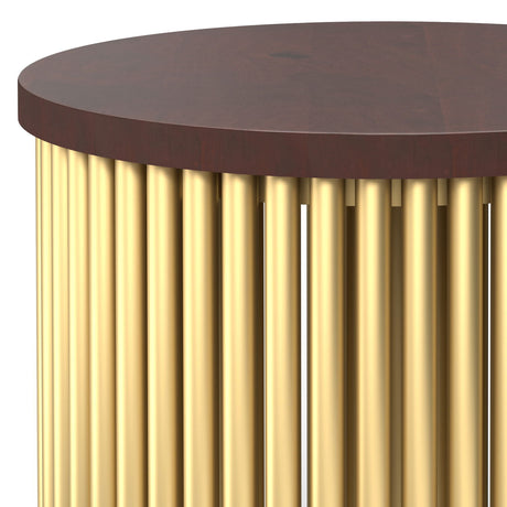 Demy - Handcrafted Metal Accent Table - view 32